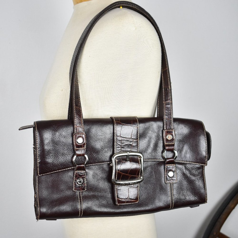 Franco Sarto purse Bag handbag tote brown casual